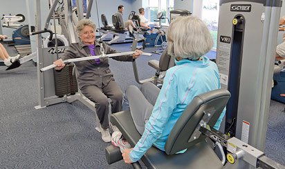 Brethren Village fitness and exercise room