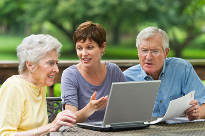 Senior residents at Brethren Village Retirement Community