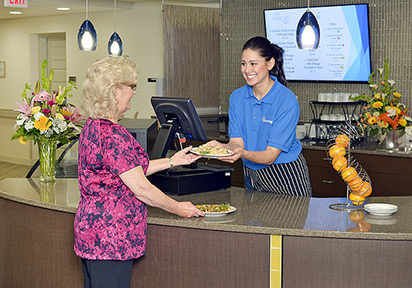 The Clark Café menus feature bistro-style selections made with the freshest ingredients.