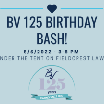 Come to the BV 125 Birthday Bash on May 6, 2022
