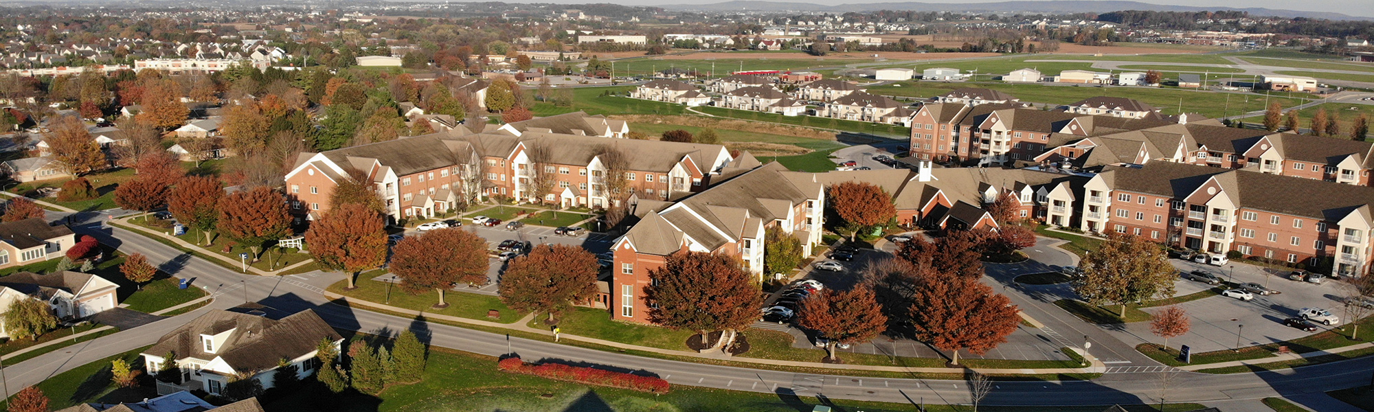 Drone over campus