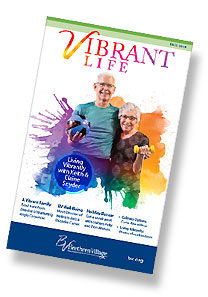 Vibrant Life magazine newsletter cover