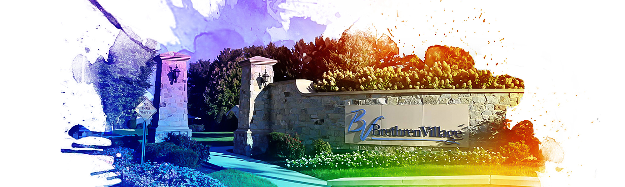 BV signage and walkway near the Lititz Pike entrance