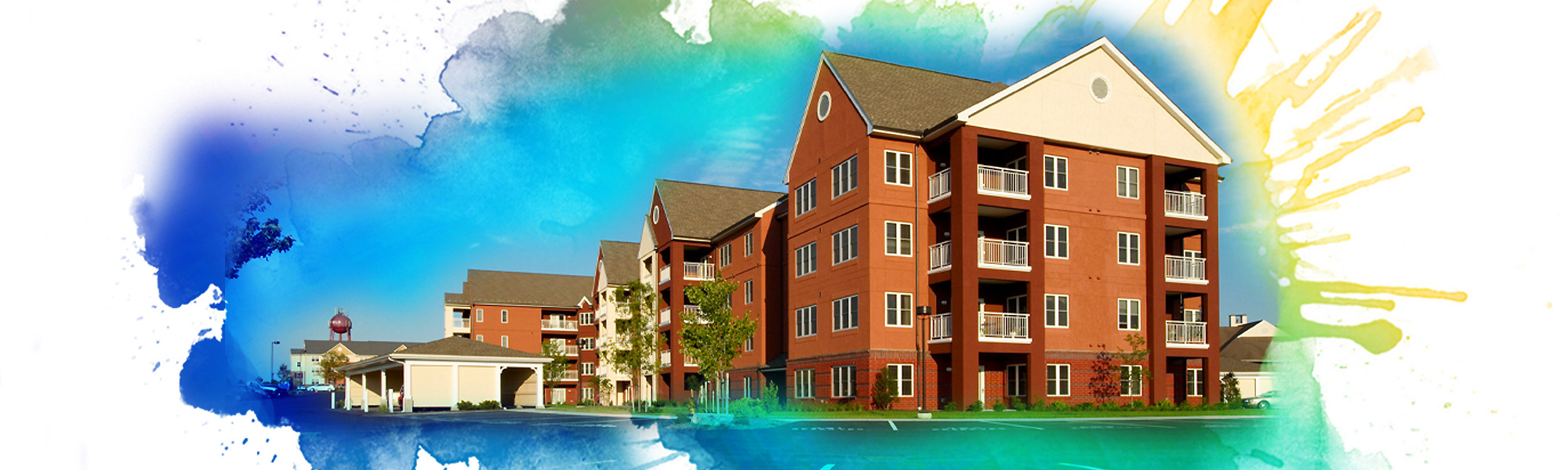 Exterior photo of Fieldcrest resident living building